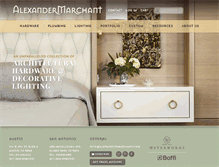 Tablet Screenshot of alexandermarchant.com